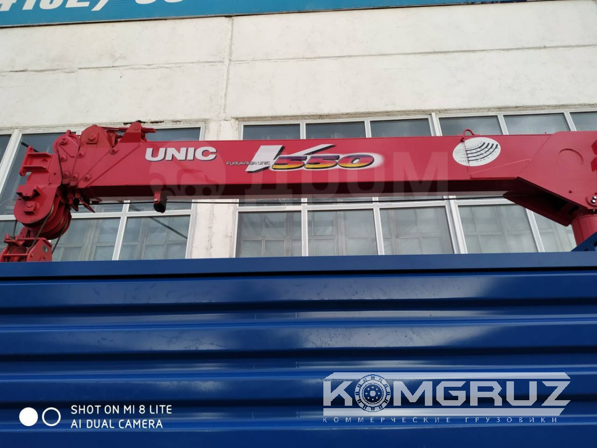 Седельный тягач Урал Next 4320 c кму Unic URV 554