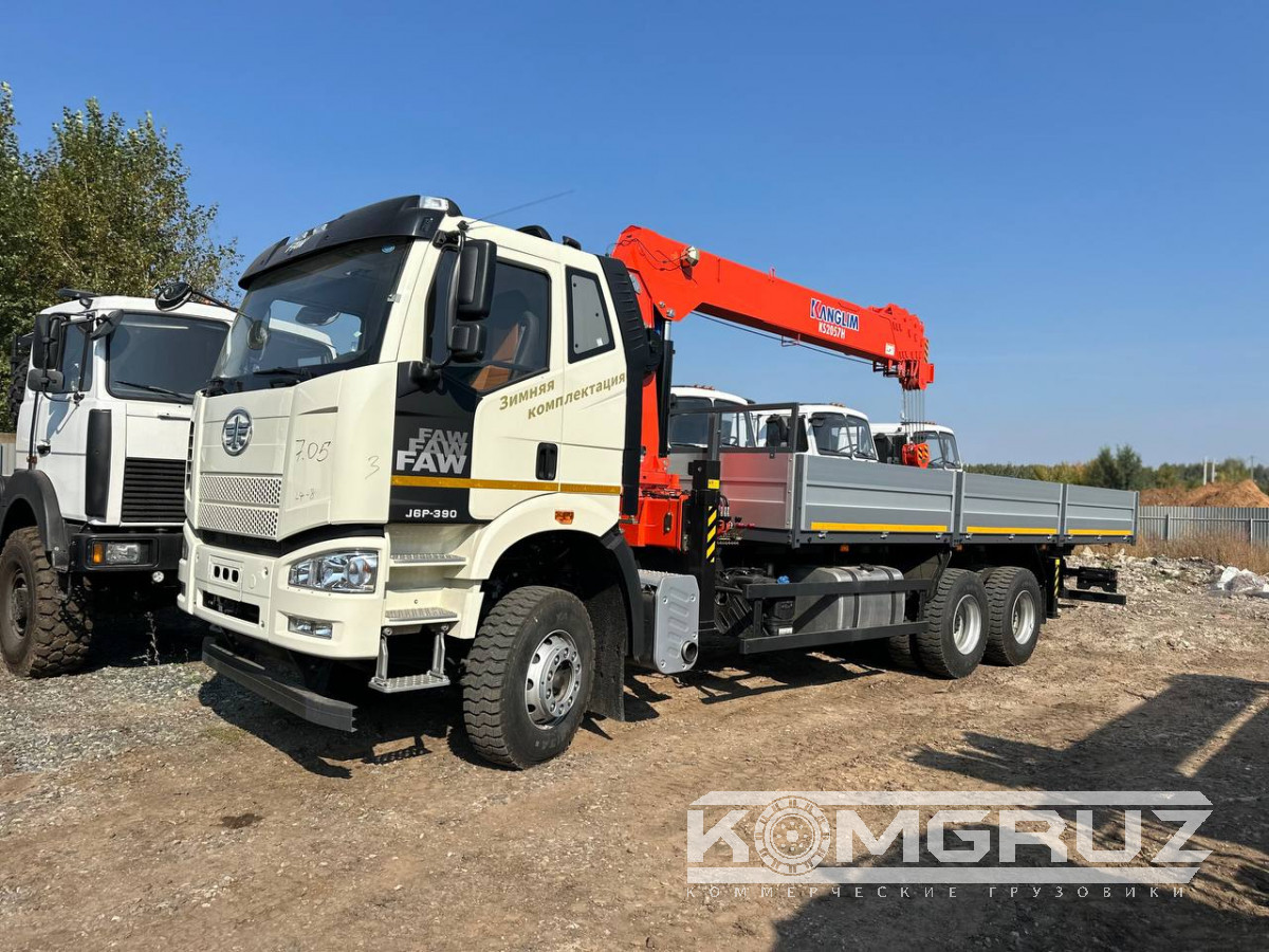 Бортовой FAW CA3250 С КМУ HANGIL HGC 976