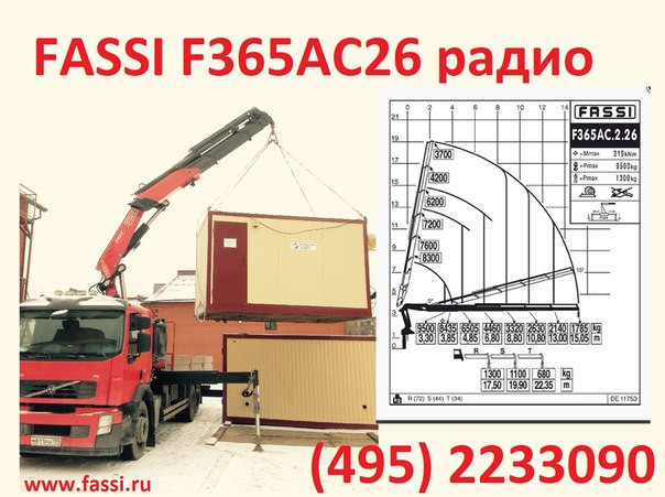 КМУ Fassi F365AC.2.24 фото